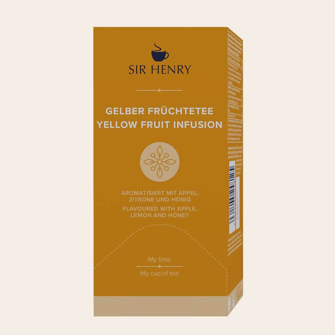 SH Gelber Früchtetee 6x25x2,25g