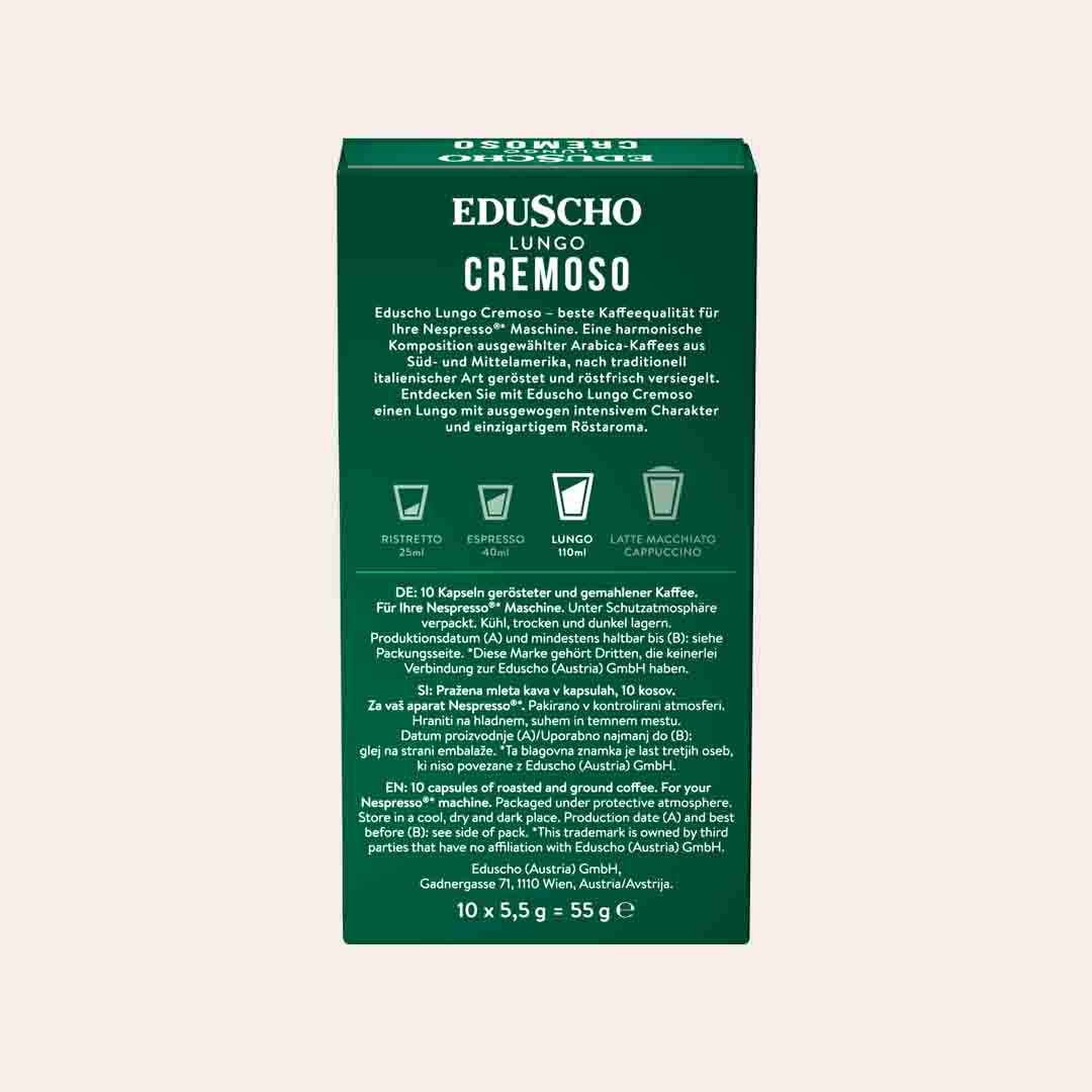 EDU Lungo Cremoso ALU 10 Cupx10