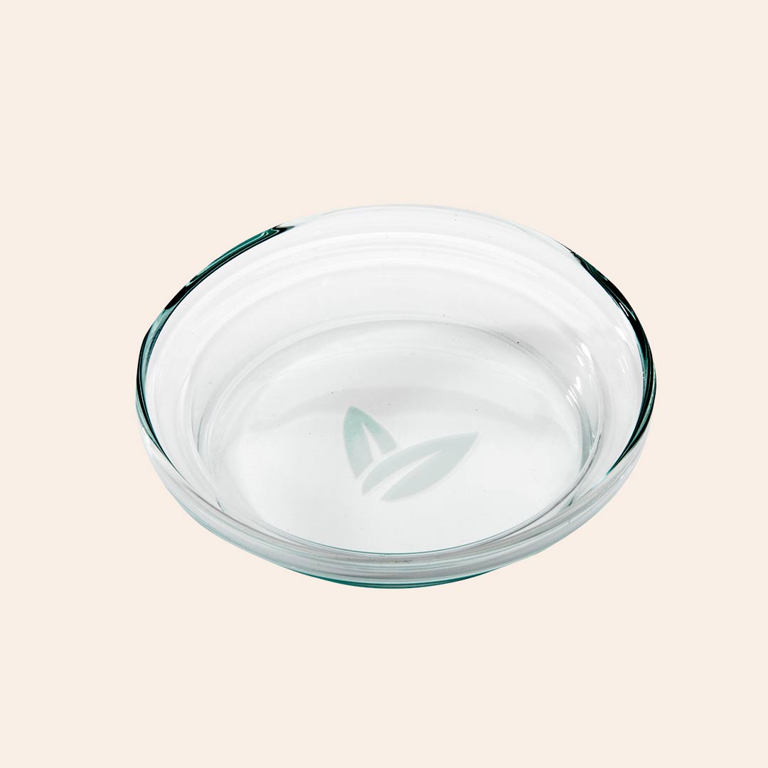 PURE Teeglas Deckel/Ablageschale 6St