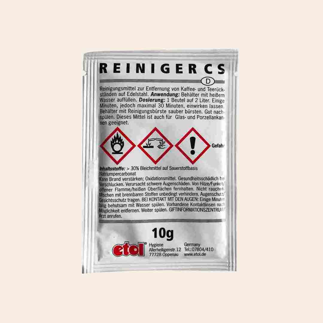 Reiniger in Beutel 60 St á 10 g